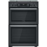 Cannon CD67G0C2CA 60Cm Gas Double Oven Anthracite
