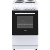 Haden HE51SW Electric Cooker Single Cavity White