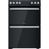 Hotpoint HDT67V9H2CB 60Cm Double Oven Black
