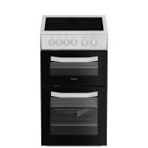 Hotpoint HTE5VCW 50Cm Cooker With Ceramic Hob 