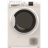 Hotpoint NTM1081WK Heat Pump Condenser Dryer White