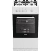 Indesit I5G1KMW Single Cavaity Gas Cooker White