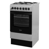Indesit IS5G4PHSS Single Dual Fuel Cooker Grey