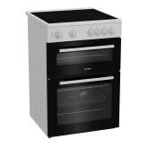 Indesit IT60V9KMW Double Cavity Electric Cooker White