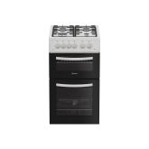 Indesit ITG5GMW Twin Cavity Gas Cooker 