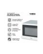Tower T24042WHT 800 Watt Microwave 20L Manual Control White