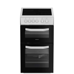 Hotpoint HTE5VCW 50Cm Cooker With Ceramic Hob 