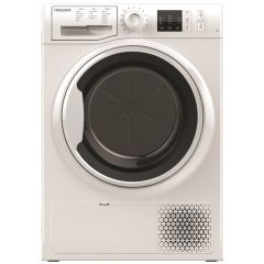 Hotpoint NTM1081WK Heat Pump Condenser Dryer White