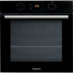Hotpoint SA2540HBL Single Fan Oven Black