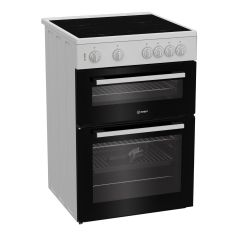 Indesit IT60V9KMW Double Cavity Electric Cooker White