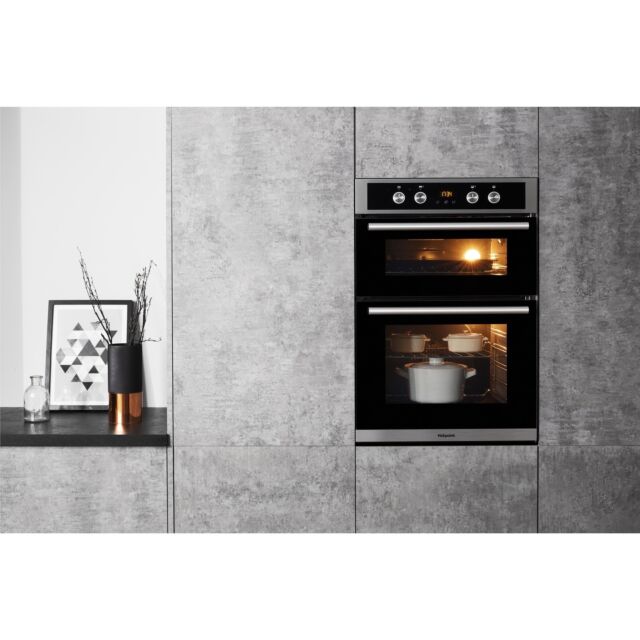 Hotpoint DD2844CIX Built-In Double Oven S/Steel