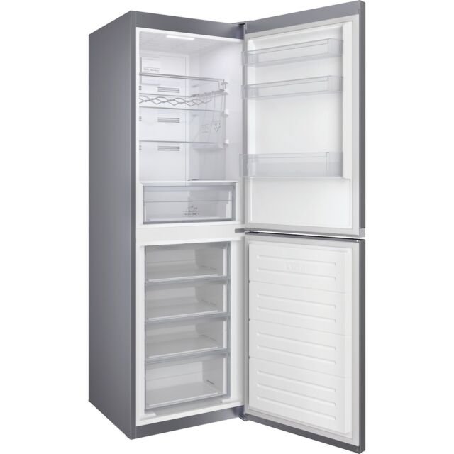 Hotpoint HBTNF60182 X UK 60 Cm Fridge Freezer No Frost Silver
