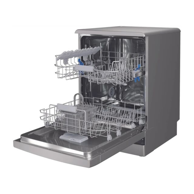 Indesit DFC2B16S 60Cm Full Size Dishwasher Silver