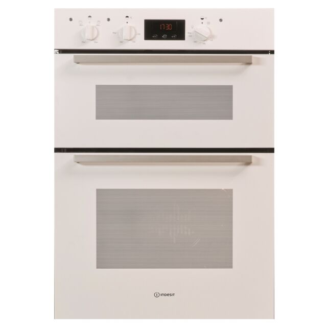 Indesit IDD6340WH Built-In Double Oven White