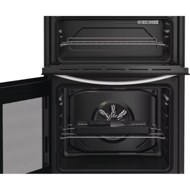 Indesit IDE6VMW Double Oven White