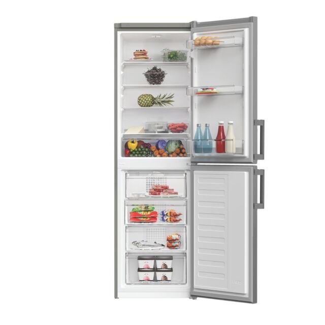 Indesit IKNH1261S4UK Frost Free Fridge Freezer Silver
