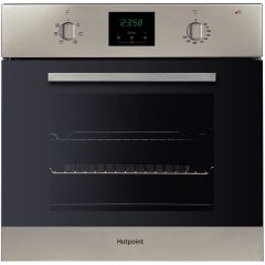 Hotpoint AOY54CIX Built-In Oven Low Height For Gas Hob Stainless Steel
